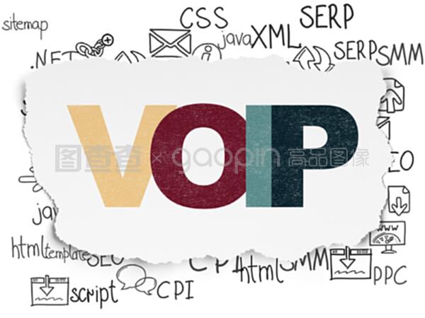 網頁開發(fā)概念在破損的紙張背景上發(fā)聲